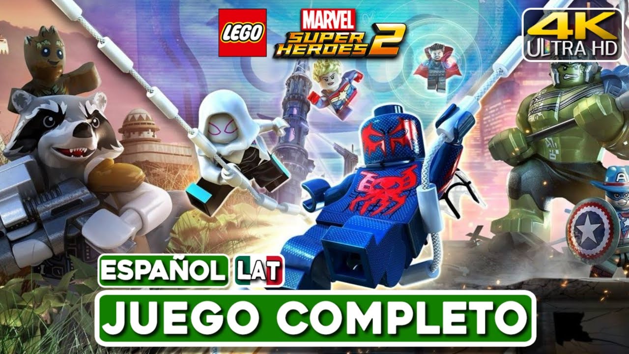 LEGO Marvel Super Heroes 2 • Juego Completo en Español Latino • Gameplay 4K 60FPS 🕹️ Sin Comentarios