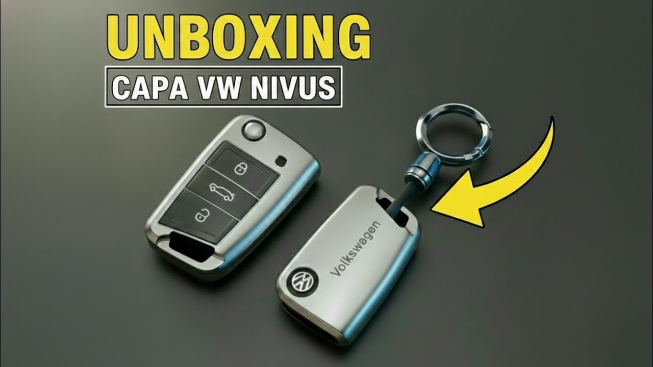 Unboxing da Capa Protetora da Chave do VW Nivus 🔑 | Instalação do Chaveiro Passo a Passo