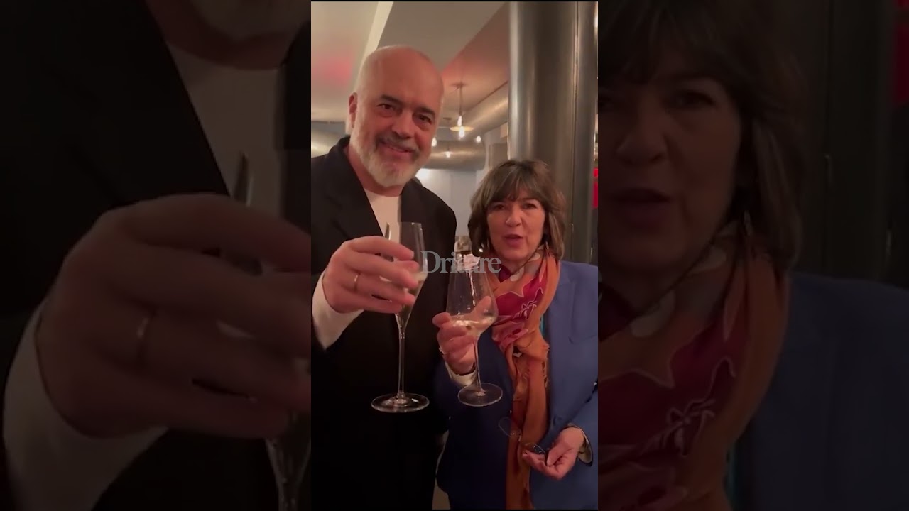 Rama dhe gazetarja e CNN, Christiane Amanpour, urojnë pavarësinë e Kosovës!