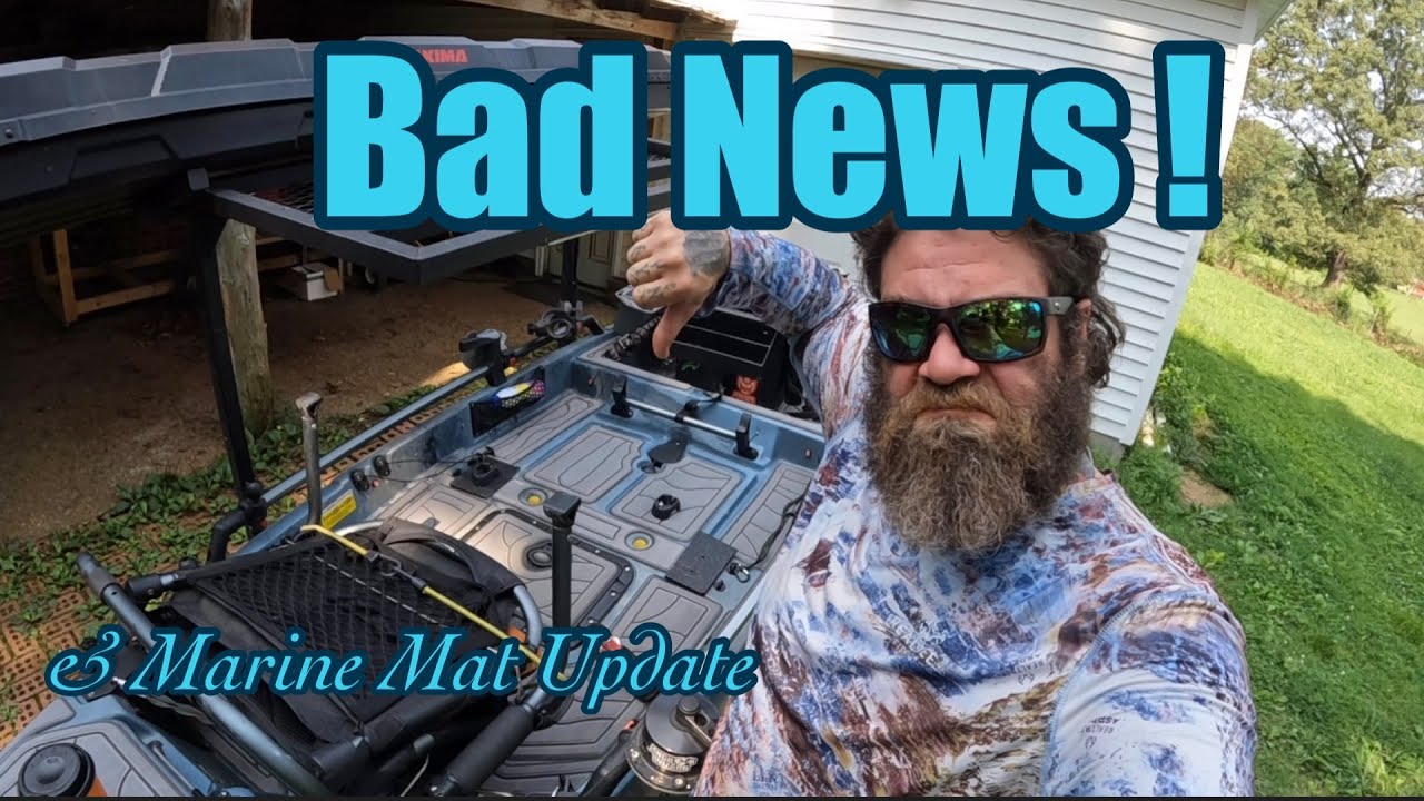 Hobie seat crack quick fix and marine mat update