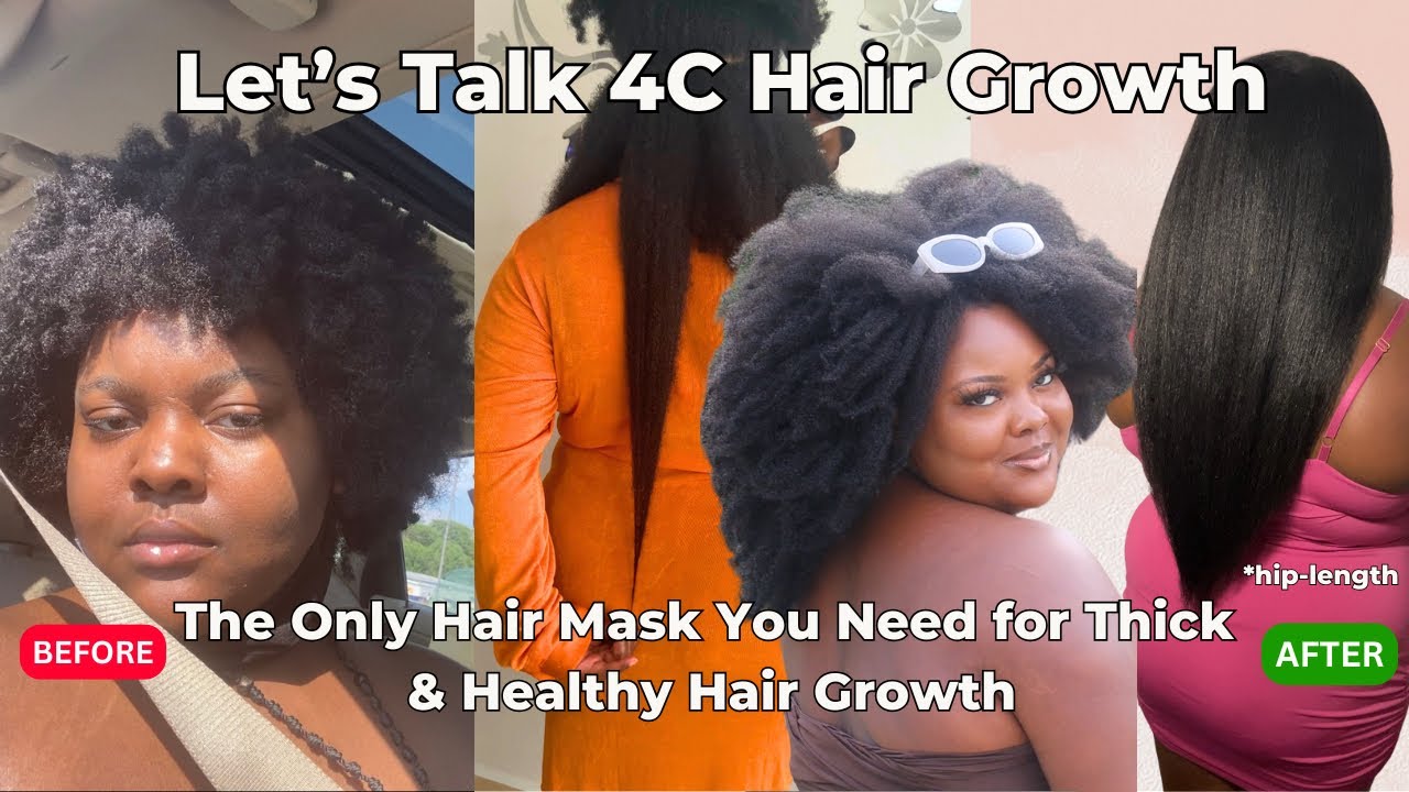 Only Use This Hair Mask If You Want EXTREME Growth|My New Protein Treatment to Grow Long 4C Hair