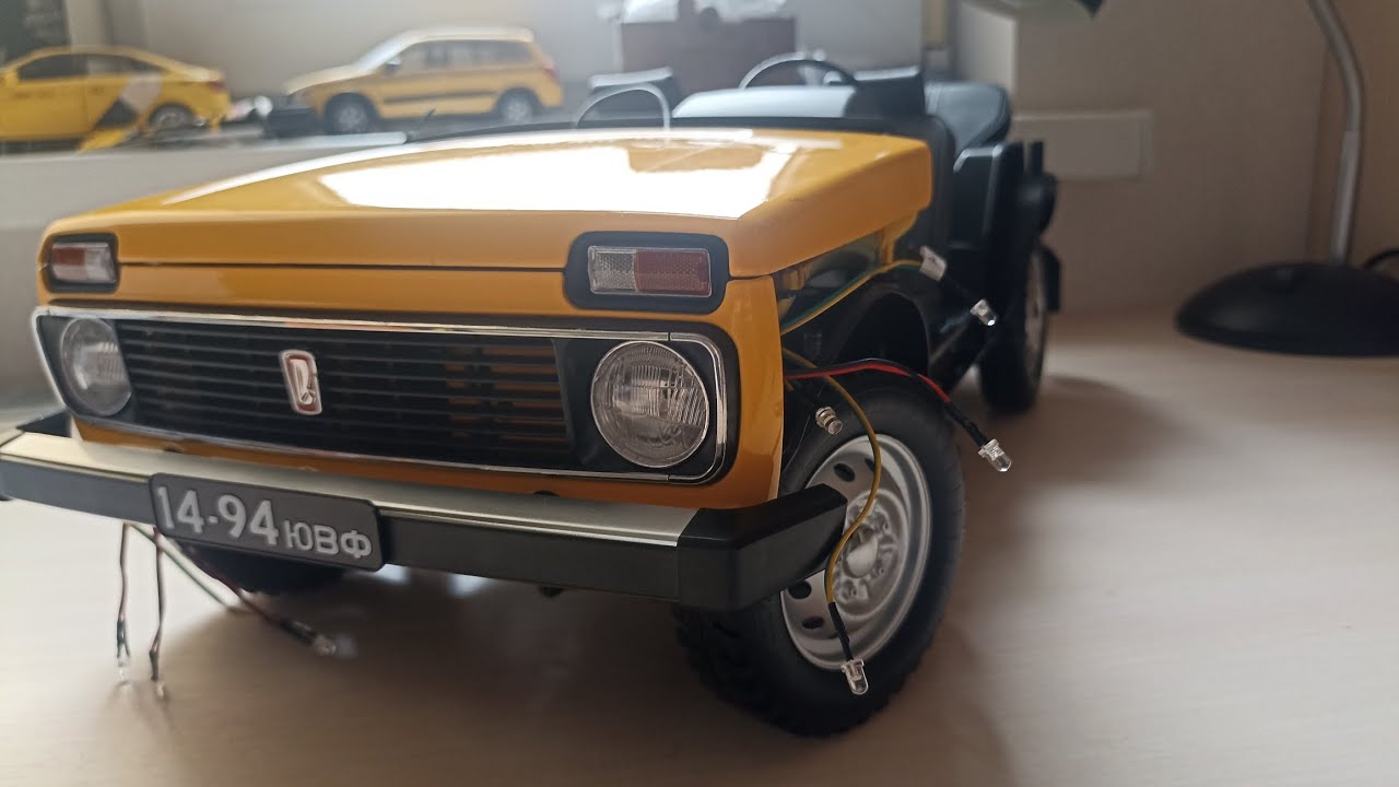 сборная ваз 2121 нива в масштабе 1:8. Что я собрал за 88 номеров.