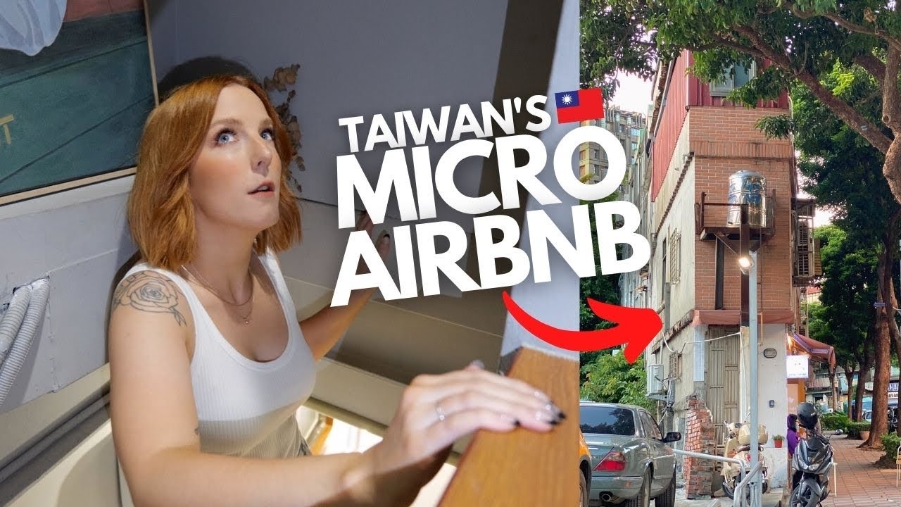 Taiwan’s Tiny Airbnb & Nightout in Taipei 🏠🇹🇼 [台灣最小的 Airbnb & 單人台北之旅]