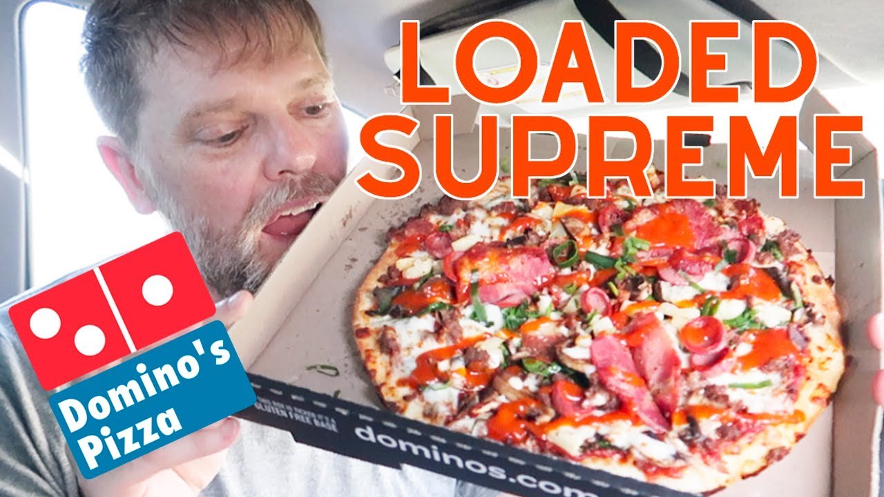 Domino's Loaded Supreme Pizza Food Review - Greg's Kitchen