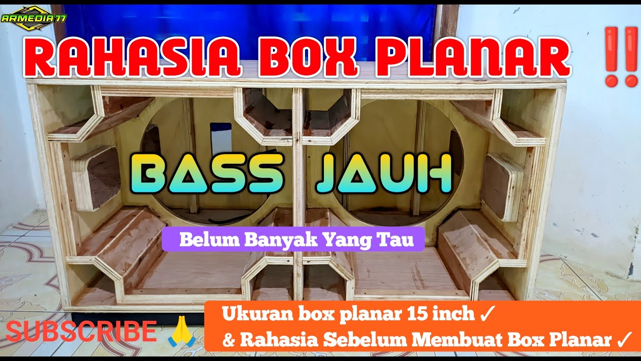 Ukuran Box Speaker Subwoofer 15 inch Ukuran Box Planar Skema Box Planar
