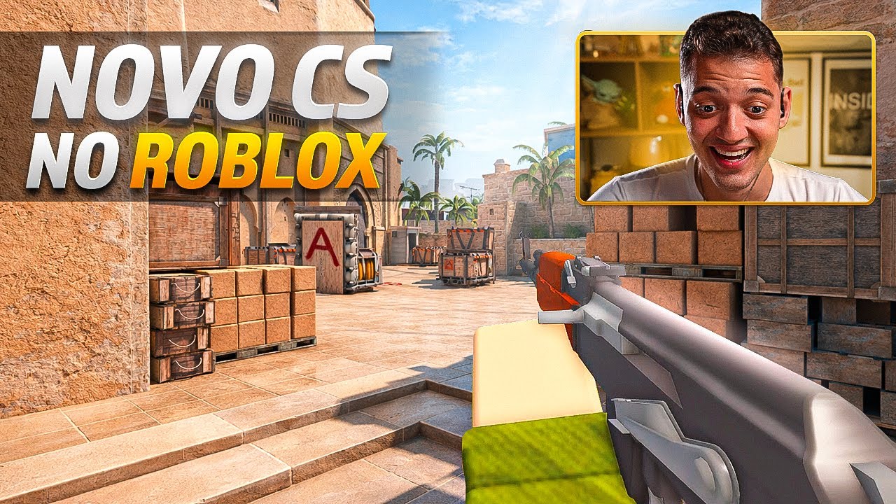 JOGUEI O NOVO CS 2 NO ROBLOX COM GR&Aacute;FICOS MELHORES E GAMEPLAY APRIMORADA (muito leve)