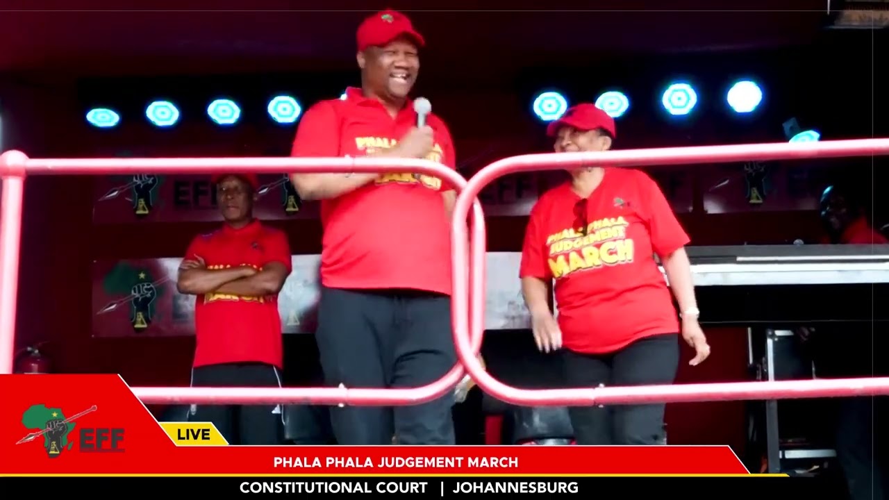 EFF CONCOURT MARCH TO DEMAND PHALA PHALA JUDGEMENT