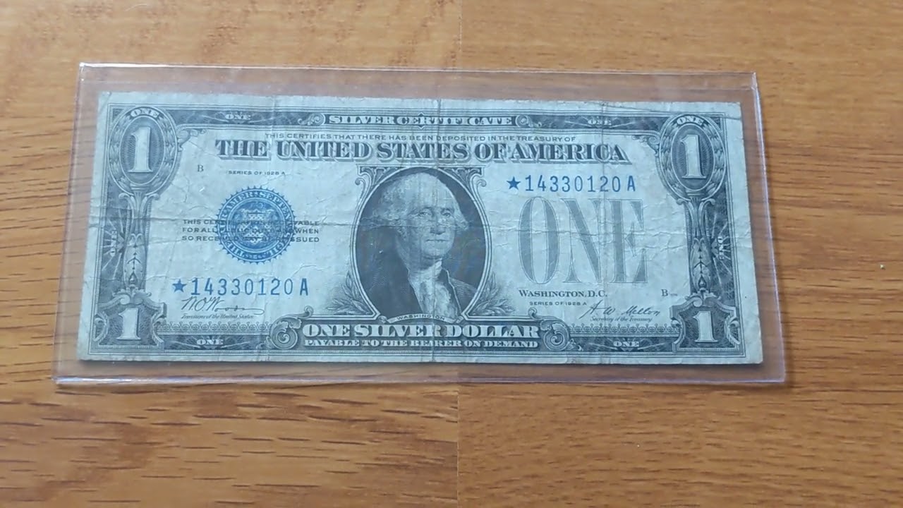 Star Note Sunday 1928-A Funnyback Star