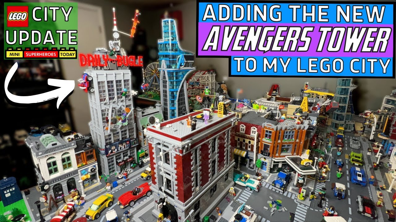 Adding AVENGERS TOWER to my LEGO CITY