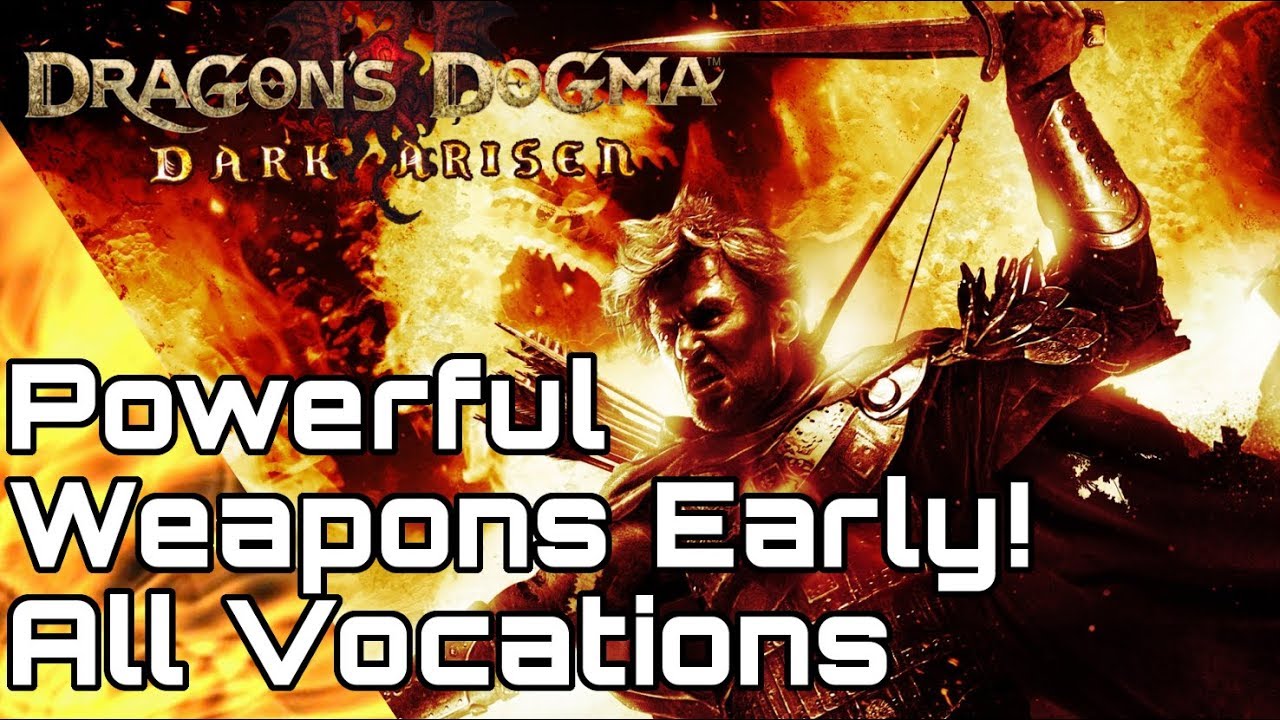 Dragon's Dogma — мощное зачарованное оружие РАННЕГО выпуска! Для всех профессий!