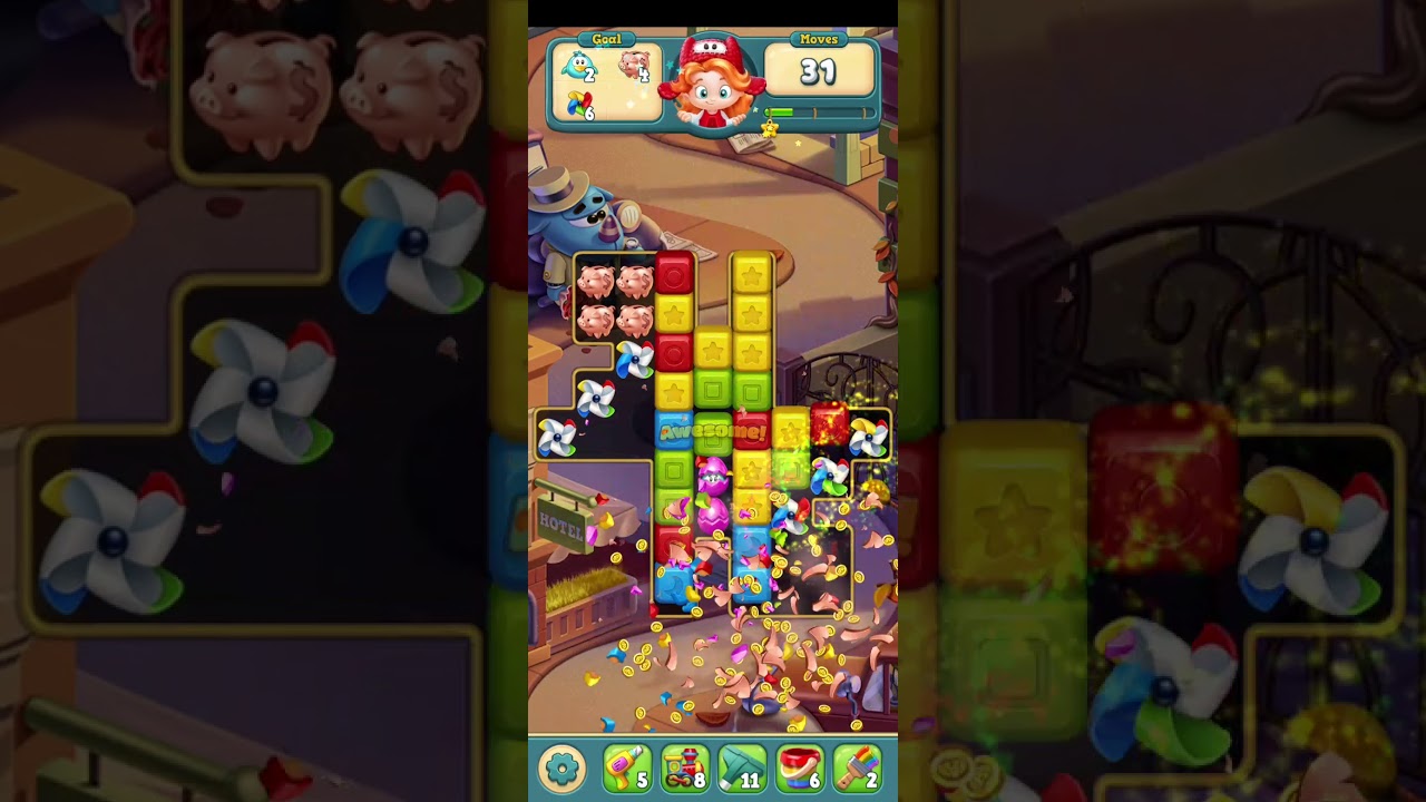 TOY BLAST LEVEL 4752 ~ NO BOOSTERS