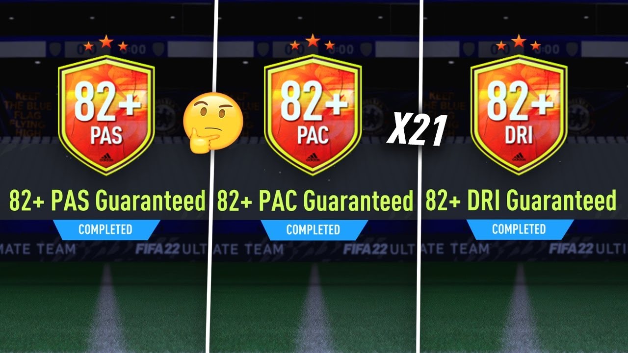 ADIDAS PLAYED PACKED..😱 21X 82+ Passing, 82+ Dribbling & 82+ Pace Packs?! #FIFA22
