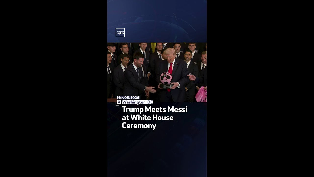 Trump Meets Messi at White House Ceremony