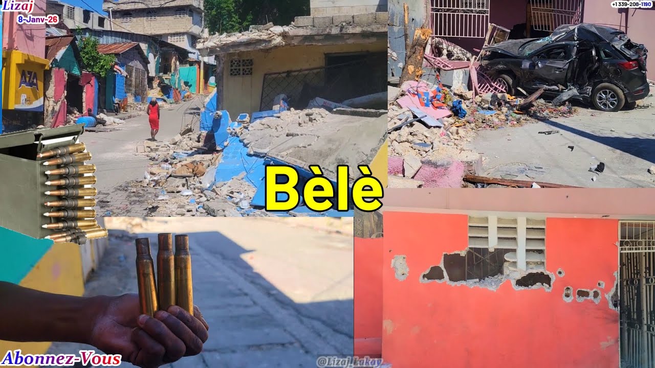 Men Video Anndan Bèlè. Kalib 50, Drone Sathan1 Kraze Kay Machine, inosan Tonbe tou nan batay la