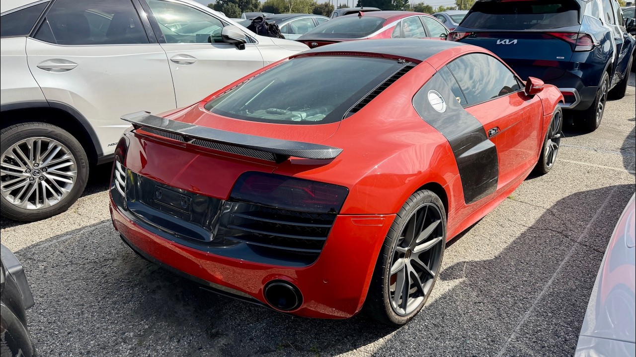 Wrecked Audi R8 V10 at Copart&hellip; Will It Run?!