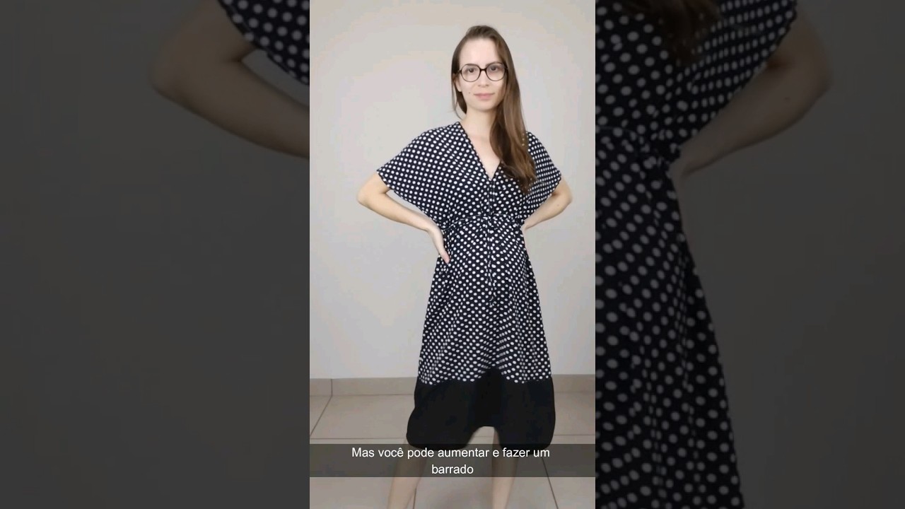 Vestido com 1 metro de tecido ✂️ #shorts #vestido #passoapasso #costura  #tecido