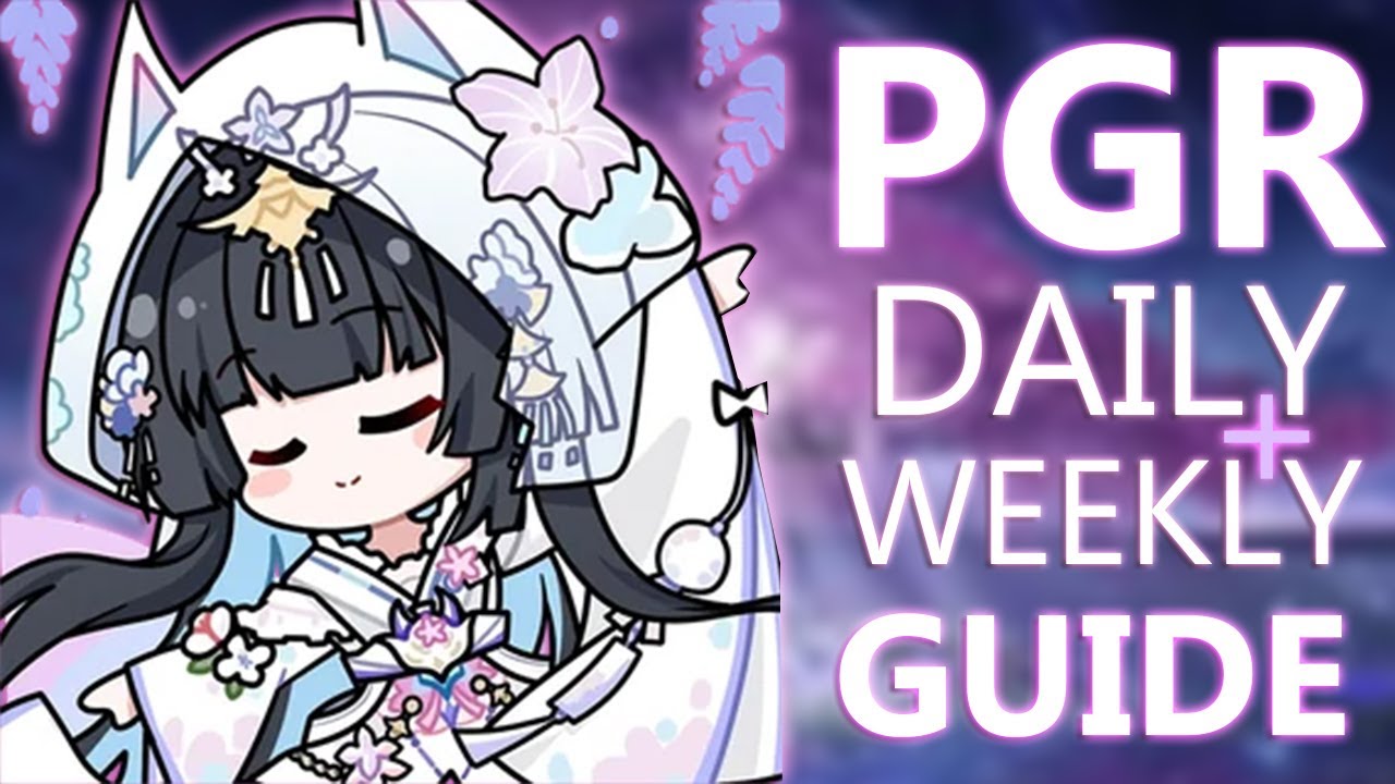 PGR How to do Daily+Weekly.
