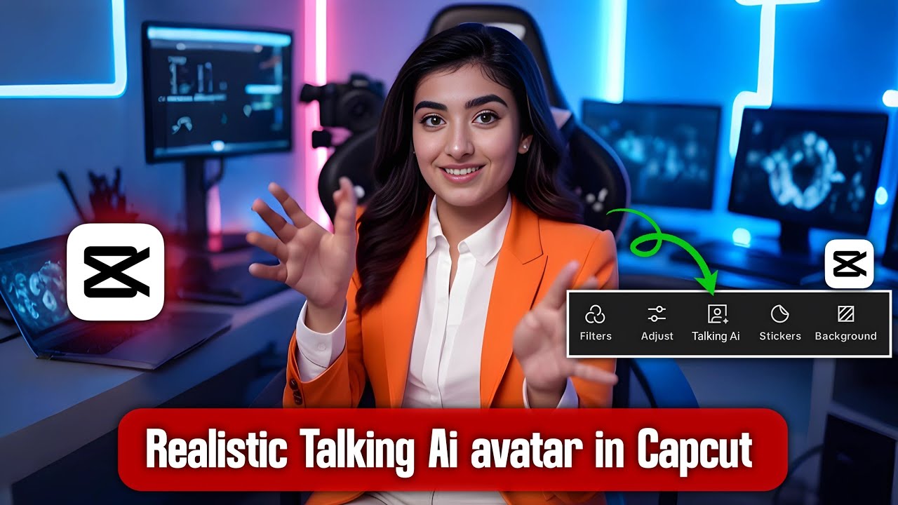 Make realistic Talking Ai Avatar in capcut | Capcut video editing tutorial