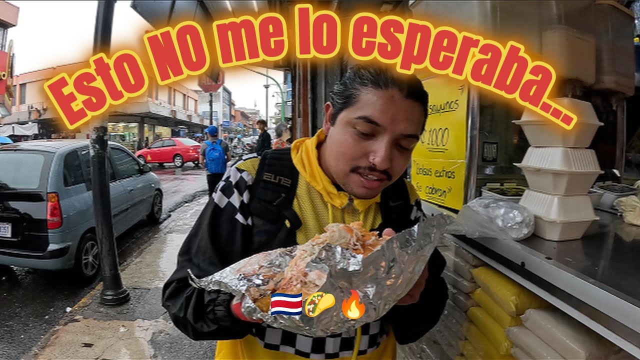 ¡Pura Calle! Probando la Comida Callejera de Costa Rica 🇨🇷🌮🍗