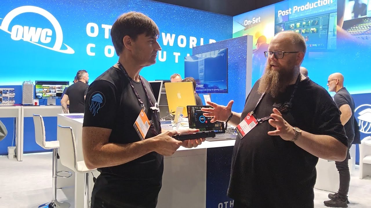 OWC @ IBC 2025 - Thunderbolt 5 Dual 10GbE Network Dock