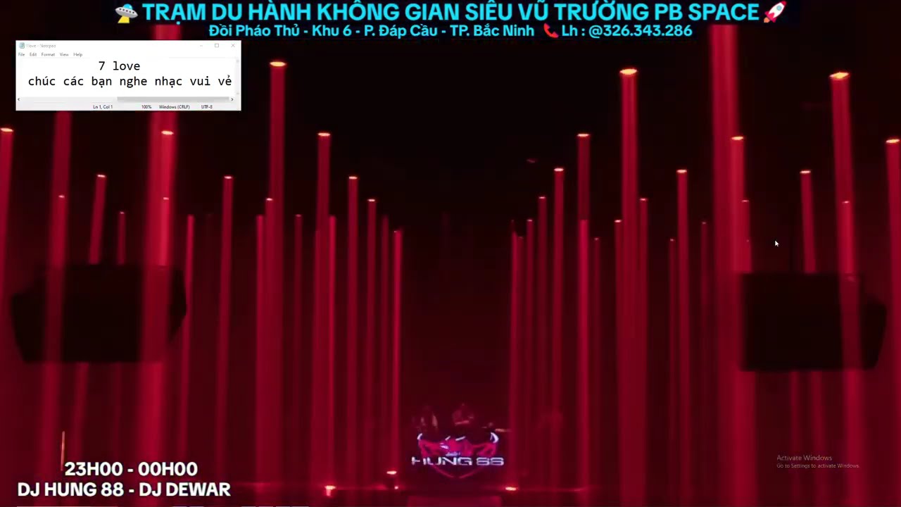 DJ Hưng 88 ft DJ DeWar live tại PB Space Club BN 22-1-24
