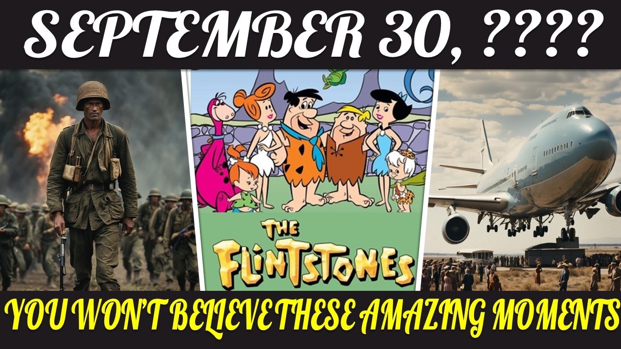 September 30th: The 20 Most Mind-Blowing Moments in History