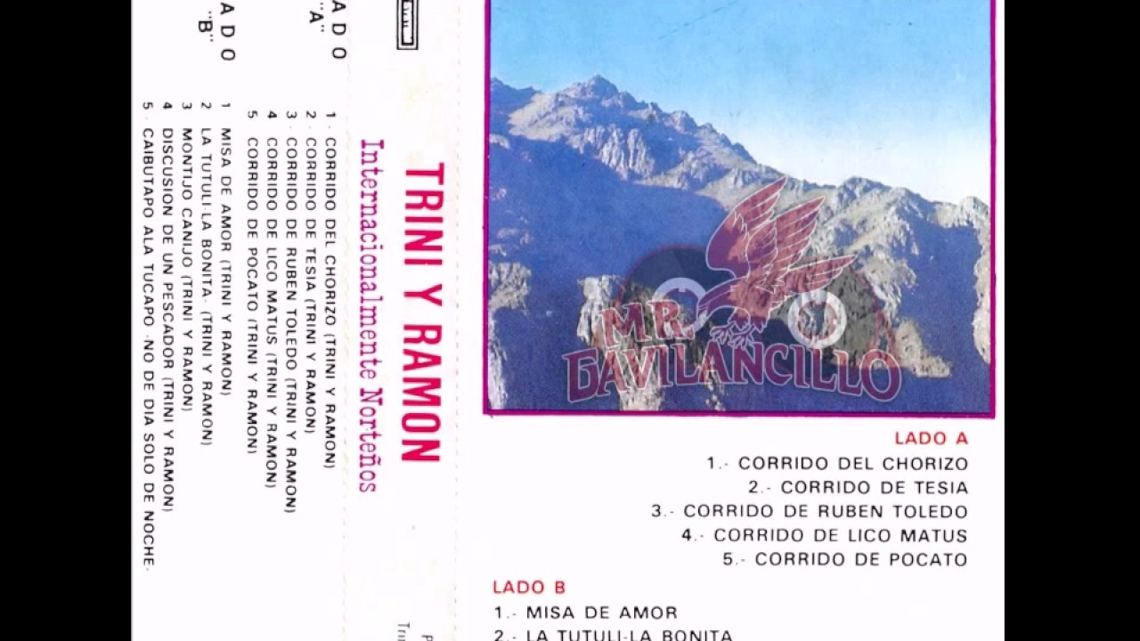 Trini Y Ramon -- Corridos 1991 Cassette Digital (Lado A)