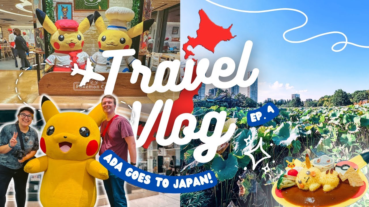 Finally Eating Chef Pika's Food at Pokémon Cafe Tokyo! | Ada Goes To Japan Ep. 4