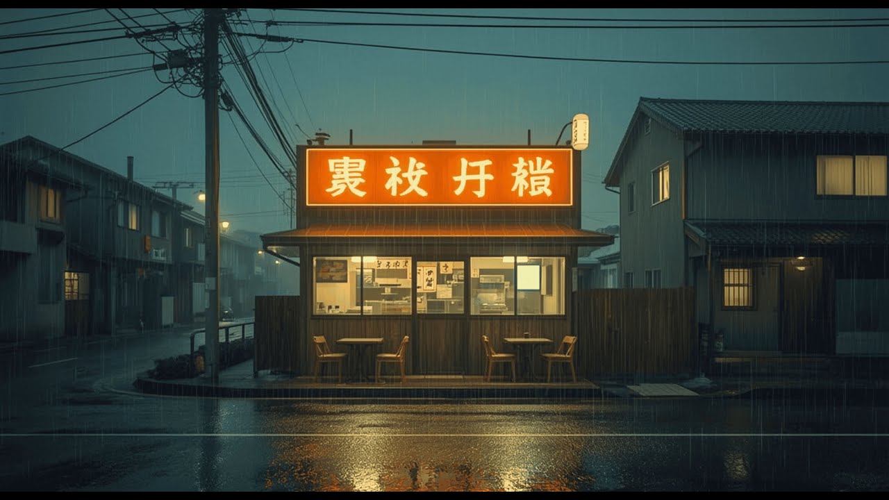 Neo Kyoto Lofi 🏯 | Relaxing Japanese City Ambience