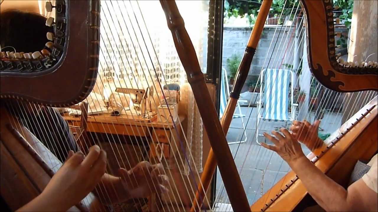 Arpas del Tagua Tagua. Fiesta Linda. Isabel Fuentes y Diego Barrera.