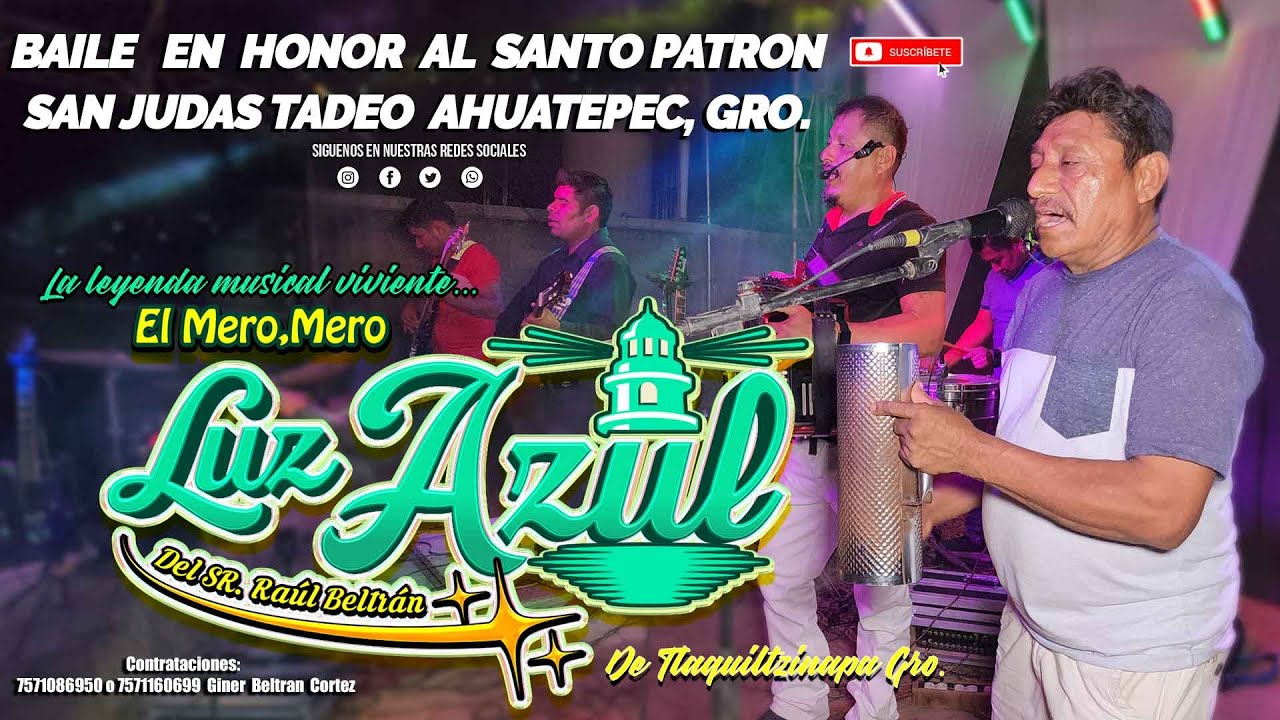 GRUPO LUZ AZUL DE TLAQUILTZINAPA GRO. EN AHUATEPEC EJIDO GUERRERO BAILE # 1.