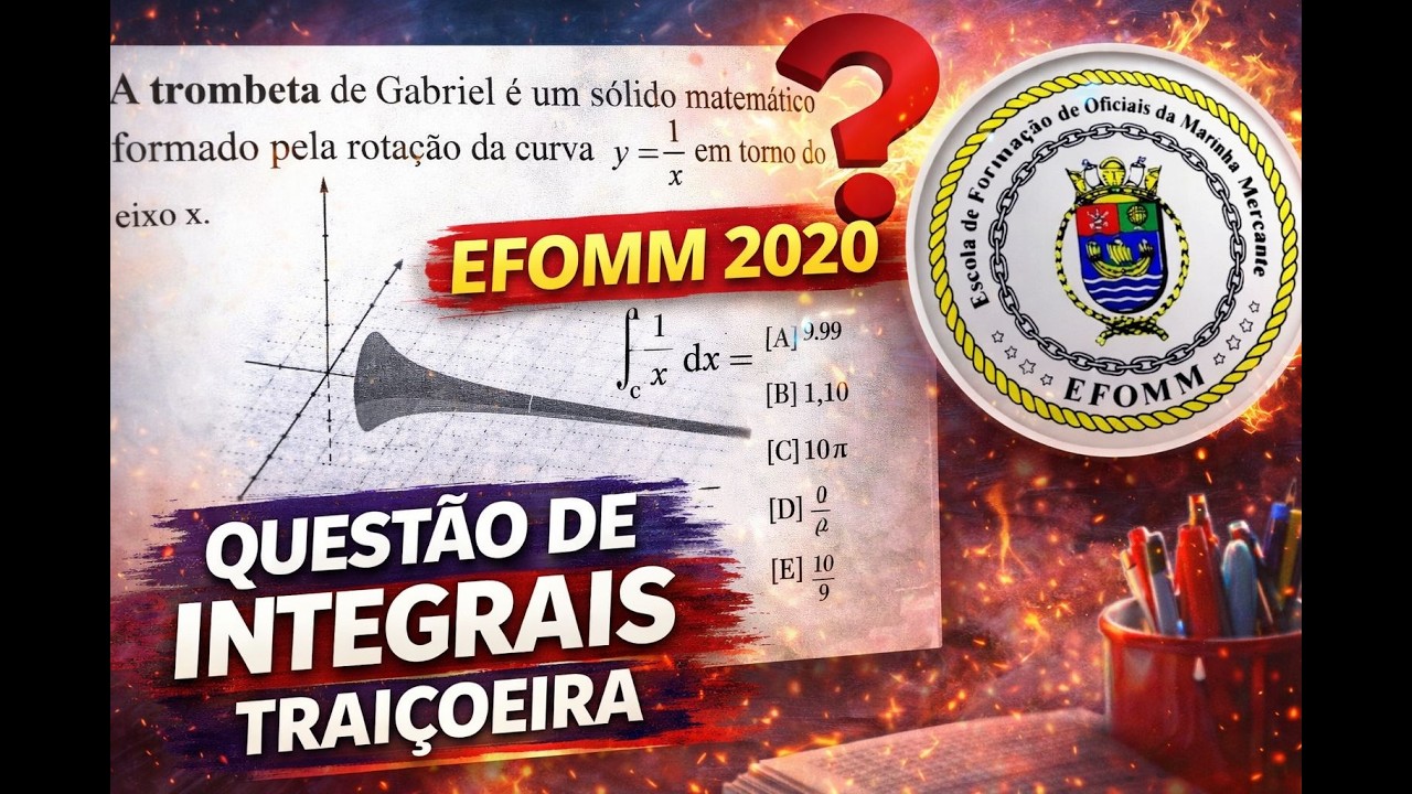 90% ERRA Essa Questão de Volume na EFOMM. Vai enfrentar o cálculo ou ficar de MI MI MI???