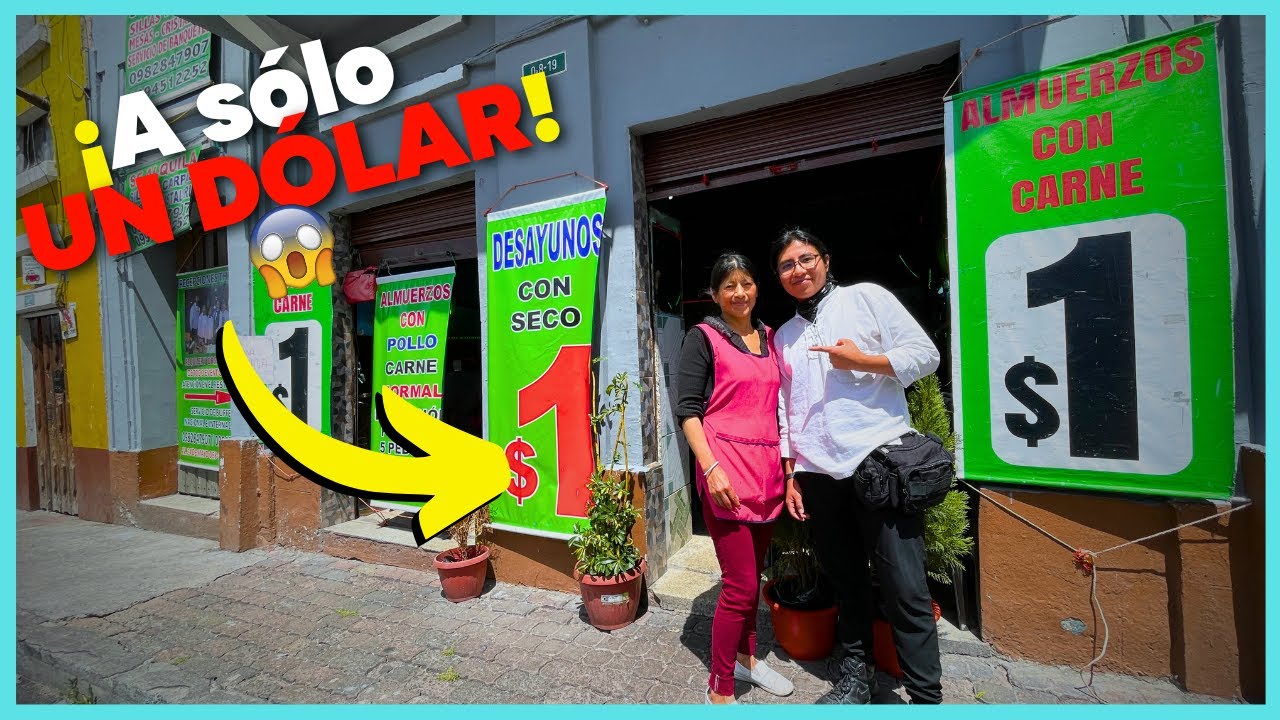 ¡PROBAMOS los ALMUERZOS de DOLAR de la 24! 🍽️👀| Quito-Ecuador 🇪🇨