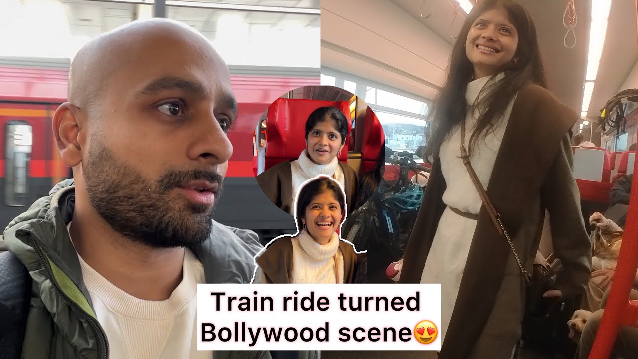 Train Ride Turned Bollywood Scene — Met Geet in Austria!🚆😍