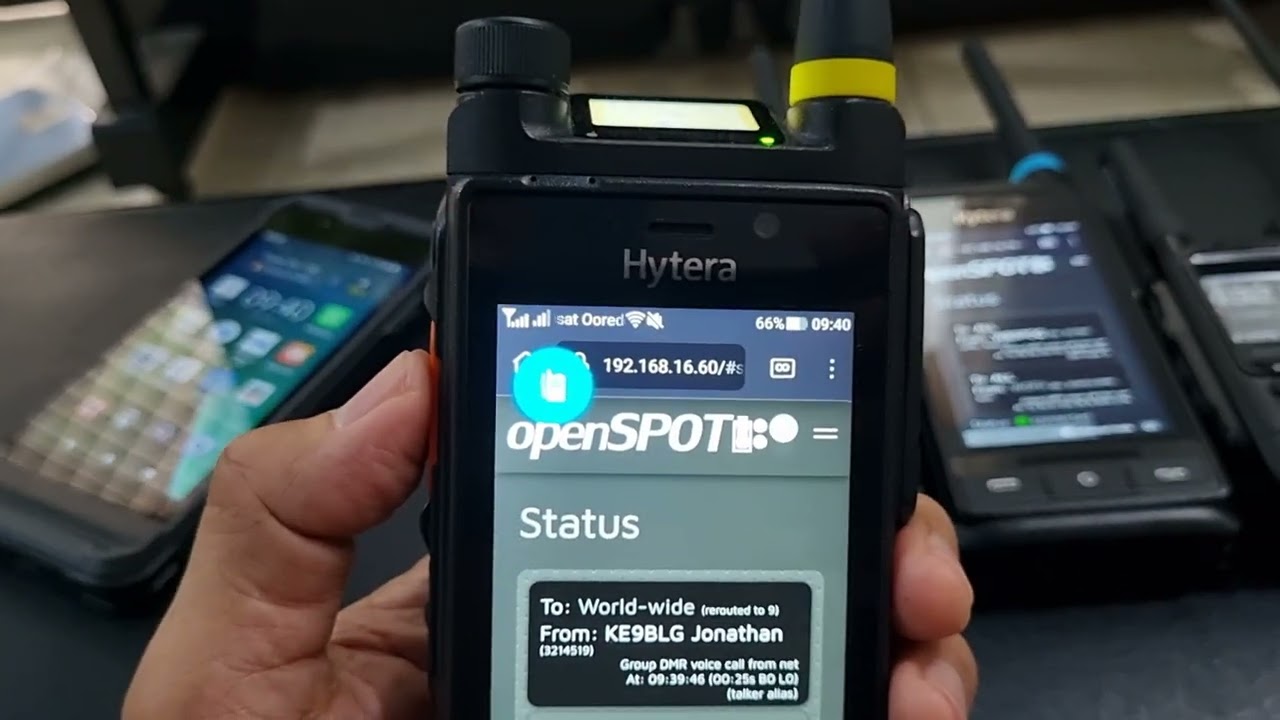 HYTERA PDC760, The best multimode dmr radio ever, TG91 Worldwide ... enjoy the radio 👍😃☕️