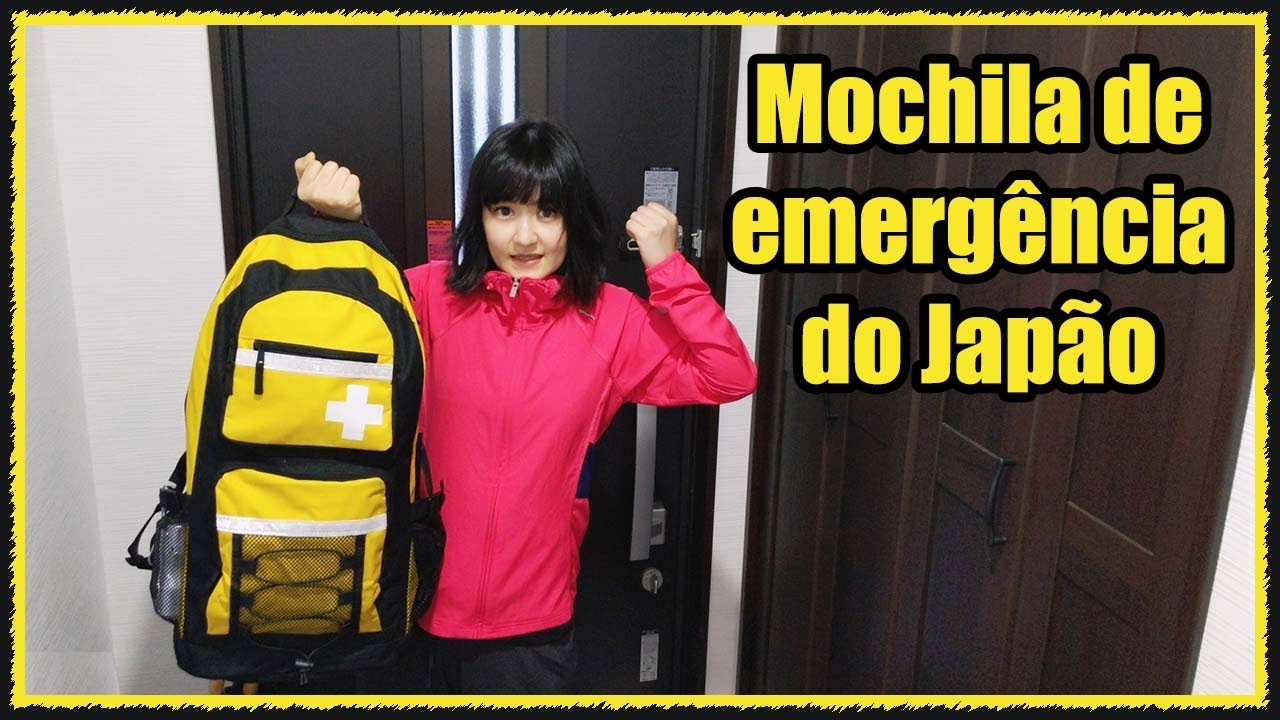 O que tem dentro da mochila de emergência do Japão?