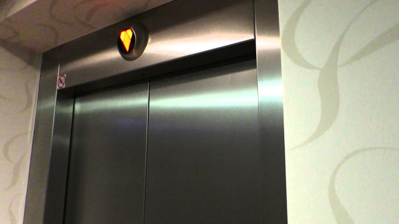 two Kone EcoDiscs elevators@Doubletree Hotel, Bratislava