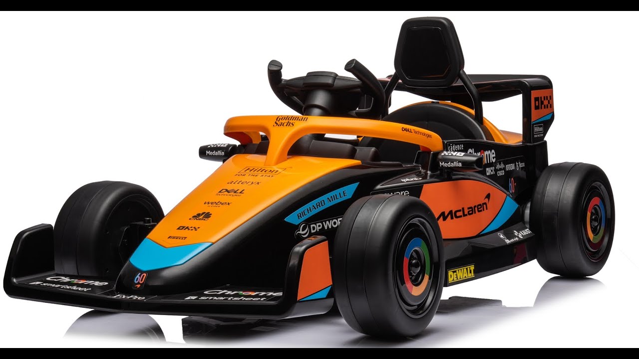 Rofu Best Toy McLaren F1 Kids' cars, MP3 Player, Remote Control, Suspension