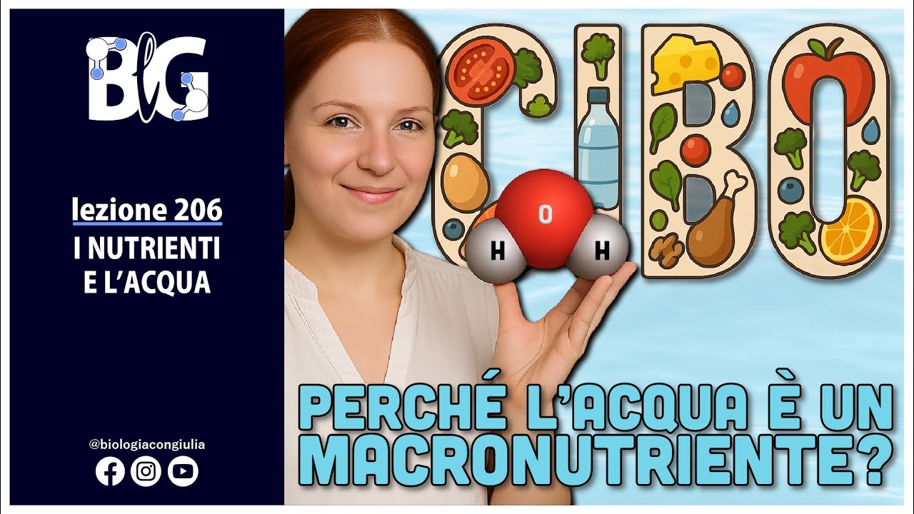 I NUTRIENTI e L'ACQUA