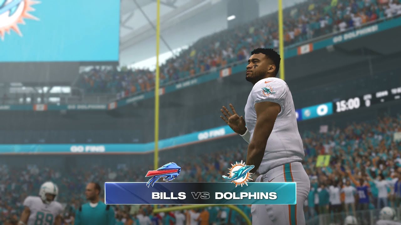 Madden NFL 25 - Buffalo Bills Vs Miami Dolphins PS5 Simulation Week 10 (Madden 26 Rosters)