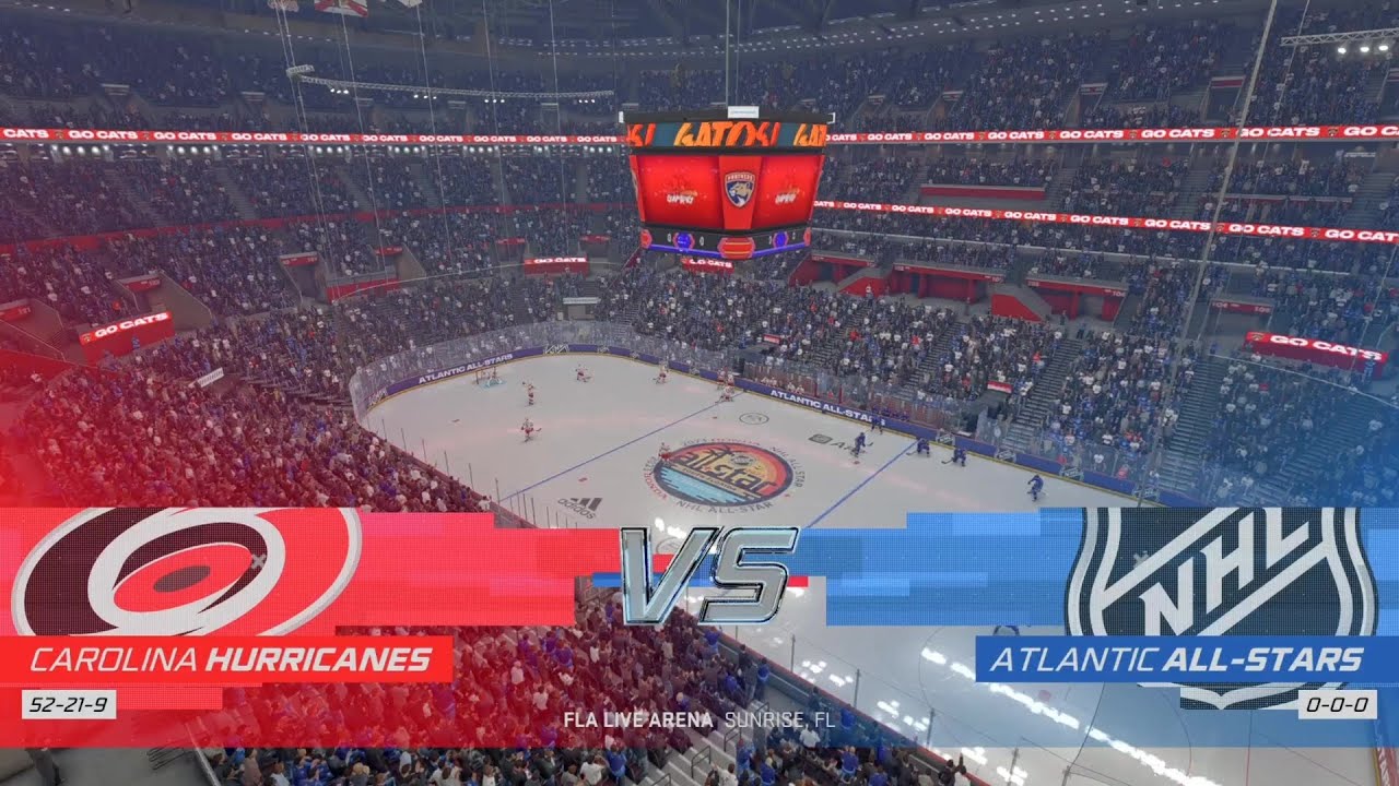 🏒 PS4 🎮 ** 4K Full Match** | ** vs Atlantic All Stars | Ultra HD Gameplay