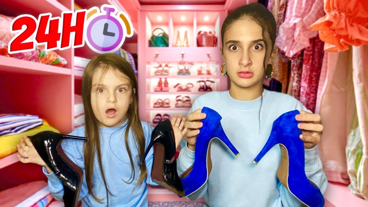 VIVIAMO PER 24 ORE con i TACCHI ALTI 😱 CHALLENGE •Episodio 1•