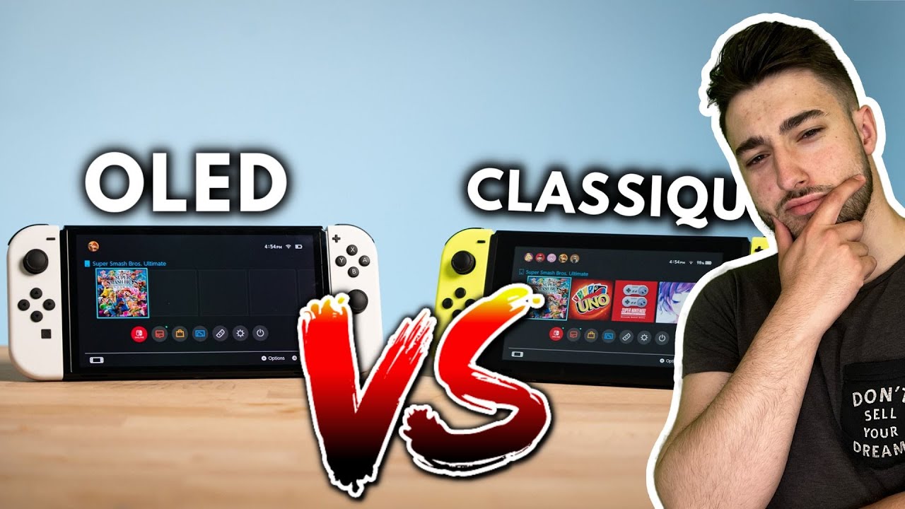 NINTENDO SWITCH OLED VS SWITCH !