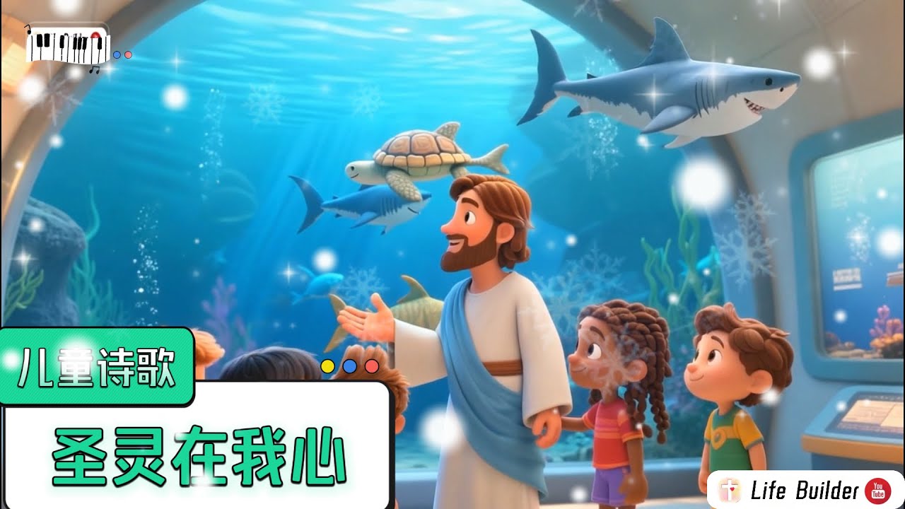 儿童诗歌 🎸：圣灵在我心 💥 | 兒歌童謠 | 卡通動畫 |