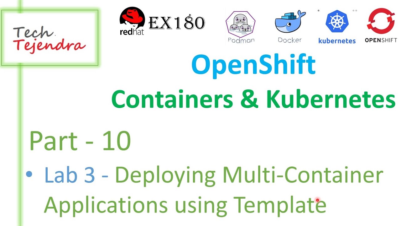 Развертывание многоконтейнерных приложений с использованием шаблона (OpenShift Containers и Kuber...