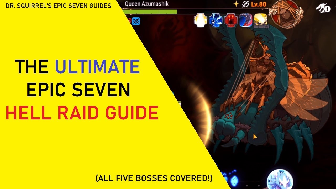 The Ultimate Hell Raid Guide - All Five Bosses In One Video! [Epic Seven Guides]