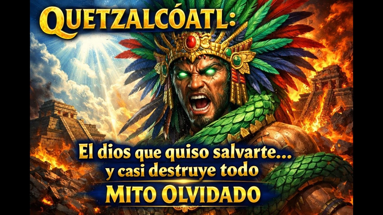 Quetzalcóatl: El dios que quiso salvarte… y casi destruye todo | Mito olvidado