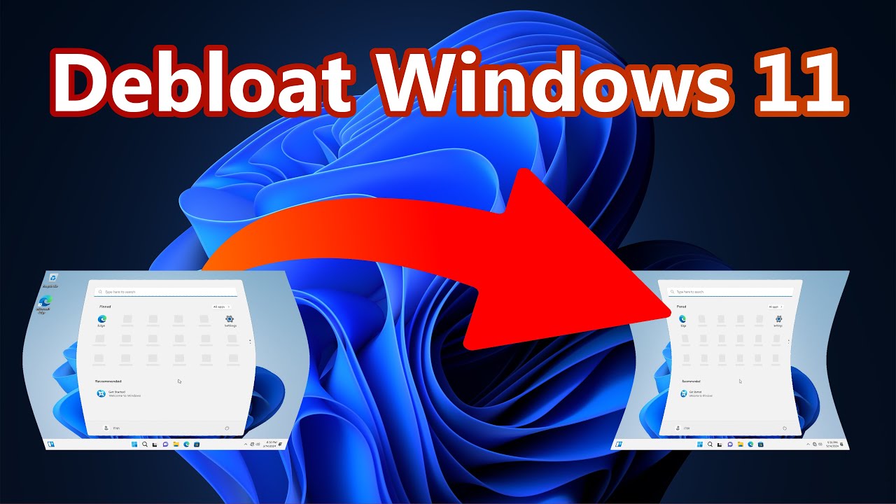Want to remove all the bloatware that comes with Windows 11? Let's 