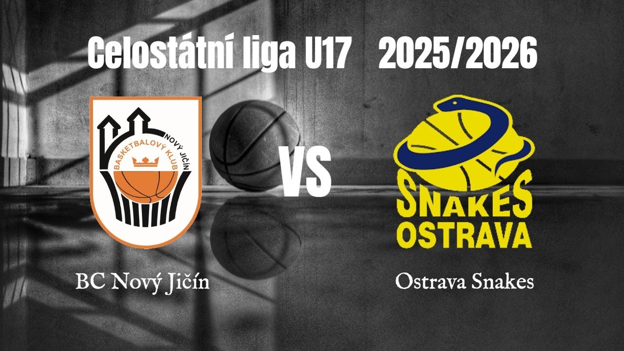 Full Game 🏀 | BC Nový Jičín vs Snakes Ostrava | Celostátní liga U17 | AliDa-basket