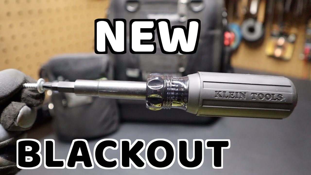 НОВАЯ многофункциональная отвертка-гайковерт Klein Tools 11-в-1 Blackout